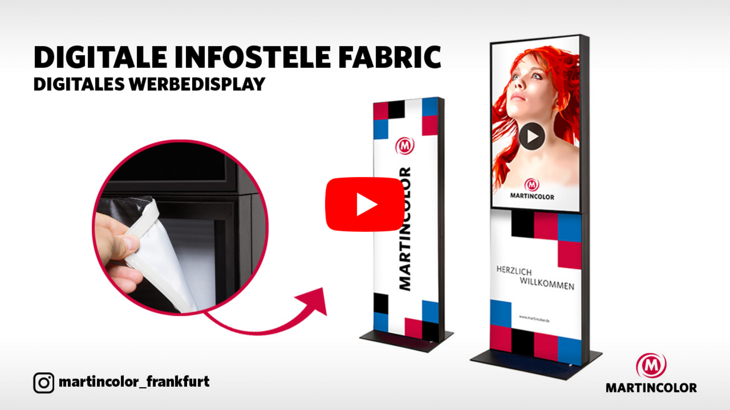 Digital info pillar FABRIC