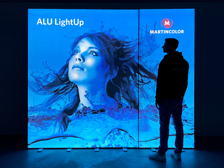 Pared de exposición LED - ALU LightUp - Tienda Pared de exposición LED - ALU LightUp - Tienda